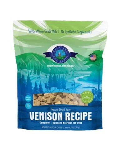 14oz Shepherd Boy FD Venison Recipe Food - Dog/Cat Supplements